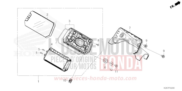 MESSGERAET von MSX GROM A MAT GUNPOWDER BLACK METALLIC (NH436) von 2021